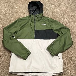 North Face Half Zip Raincoat
